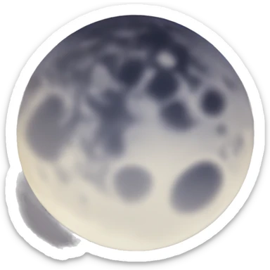 Moon astrology symbol sticker