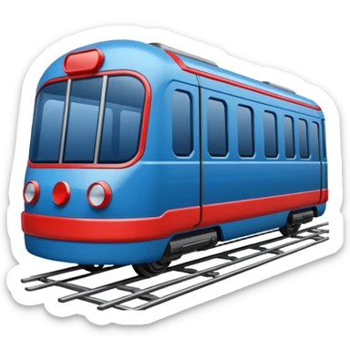 Moscow metro car from the outside sticker