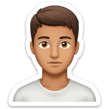  young man  23 years old sticker