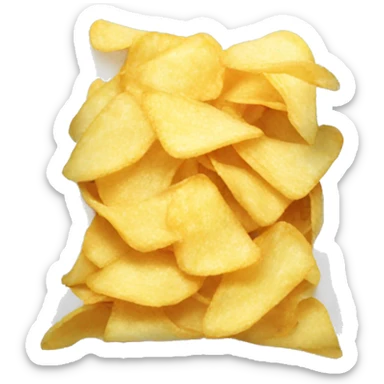 plain bag of chips sticker