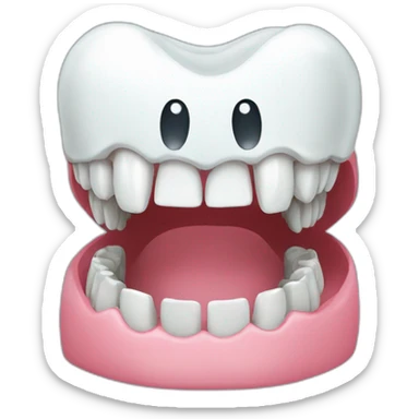 dental cavity sticker