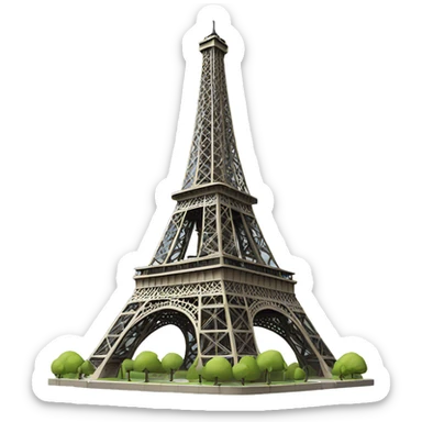 eiffel tower  sticker