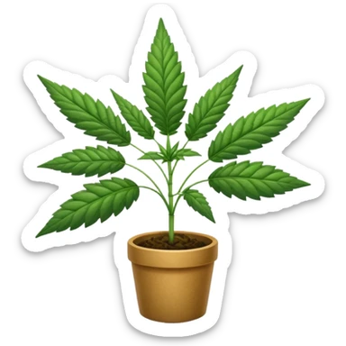 Weed sticker