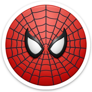 Tobey Maguire Spiderman logo with no spiderman sticker
