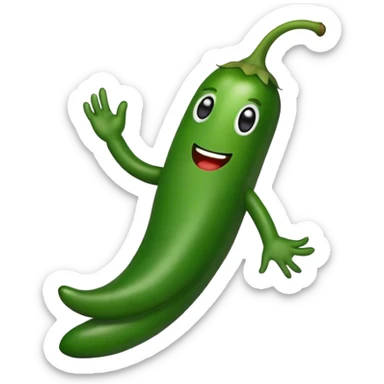 Dancing jalapeño sticker