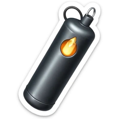 una advertencia con una bomba sticker