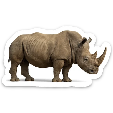 Rhino sticker