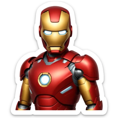 Iron man  or hulk  sticker