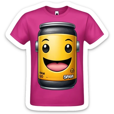 STEPHEN SPROUSE STYLE SPAM T SHIRT sticker