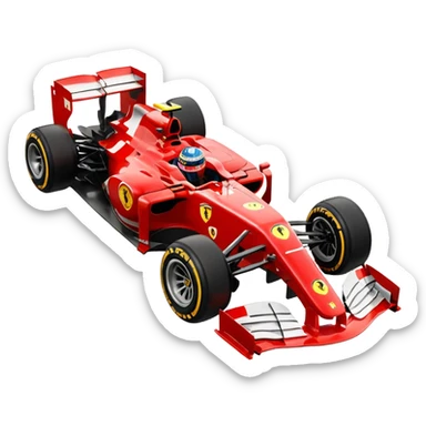 Scideria ferrari f1 team sticker