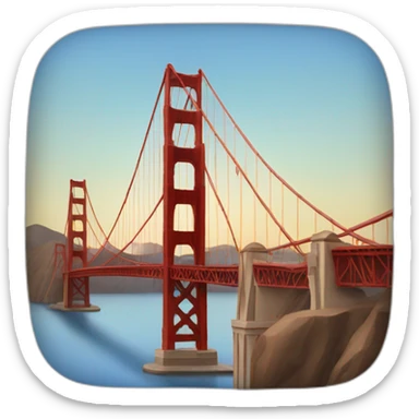 golden gate bridge sticker