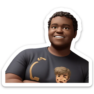 solo boy with short hair sticker