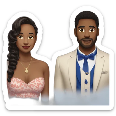 Henry and Alex from the movie red white and royal blue sticker