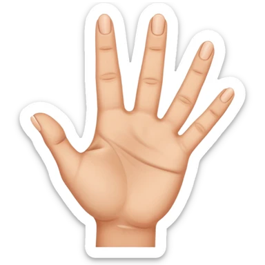 Tri prsta na Srpski način sticker