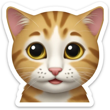 Lachende Katze sticker