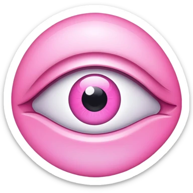 Create ￼ a eye but it’s pink sticker
