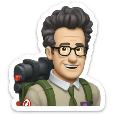 Egon Spangler ghostbusters sticker