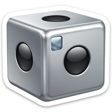 Cube sticker