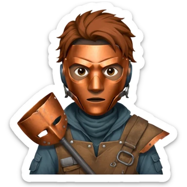 débrouillard ferraille cuivre  post apo survie loot gaming sticker