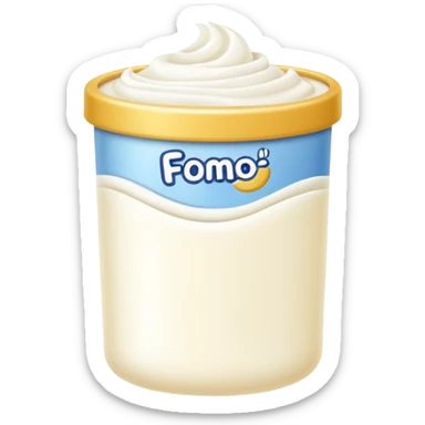 Diaper cream sticker