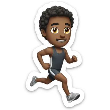 Greg who runs fast sticker