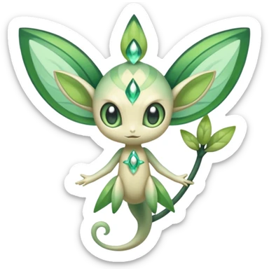Virizion-Meloetta-Celebi-Jirachi-fusion sticker