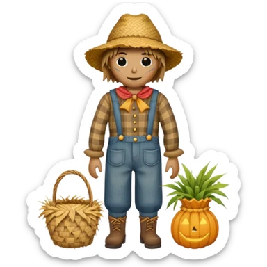 Scarecrow, sticker