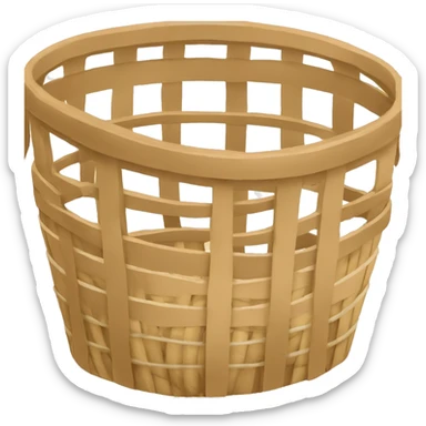 Panier de basket avec quelque accroche au panier  sticker