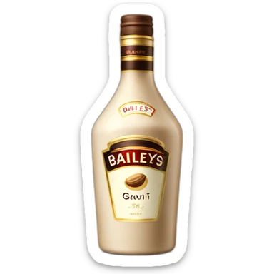 baileys bottle sticker