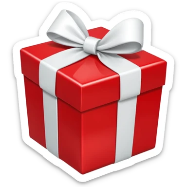 Gift box sticker