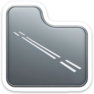 roadmap emoji in professional design for business presentation, clean edges, modern corporate aesthetic sticker