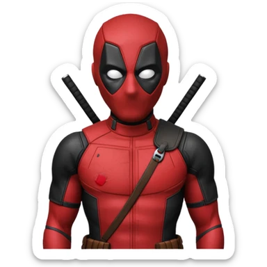 deadpool from Deadpool & Wolverine movie sticker
