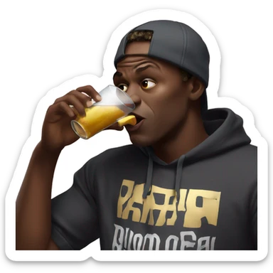Ksi drinking prime  sticker