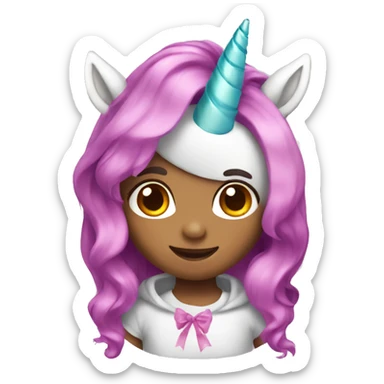 Child Birthday Unicorn sticker