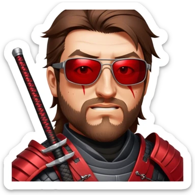 Battle-Ready Samurai sticker