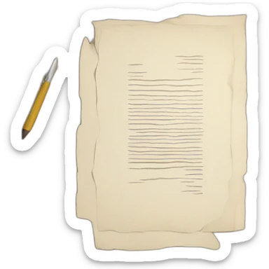 contract-paper sticker