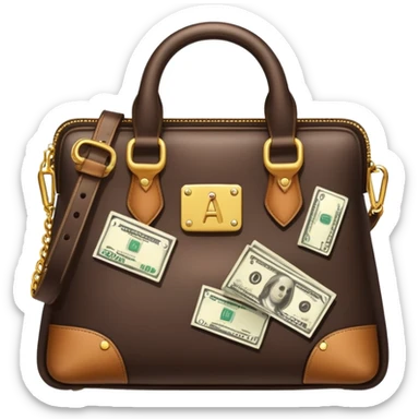 Bolsos amiri con dinero  sticker