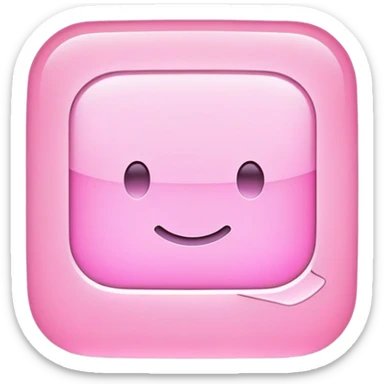 Light pink text messages sticker