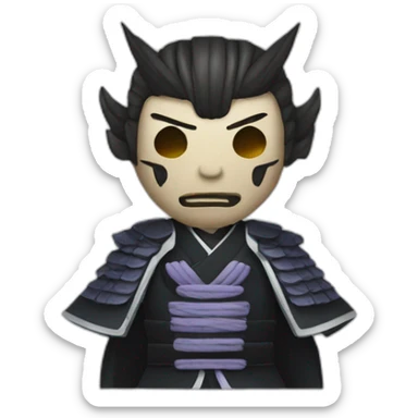 suit oni samurai sticker