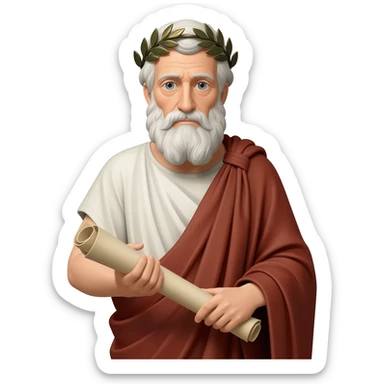 ancient greek philosopher sticker