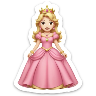 Princess peach sticker