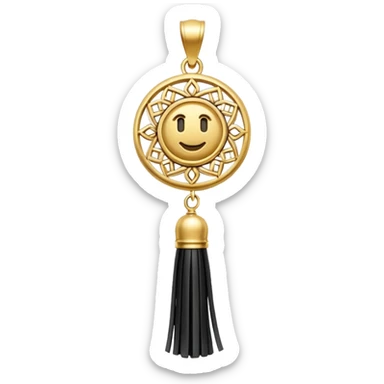 ade tassel pendant sticker