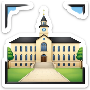 FernUniversität in Hagen main building sticker