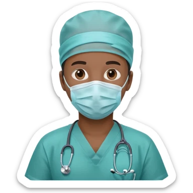 black surgeon sticker