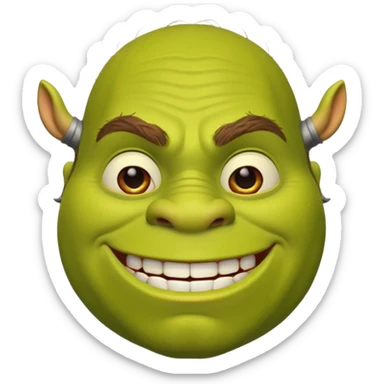 shrek sticker