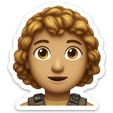 noia veneçolana que diu hola sticker