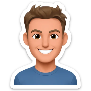 make me and emoji that's not me sticker