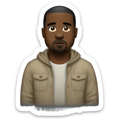 Kanye west bear sticker