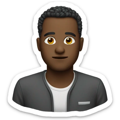 a judgy person sticker