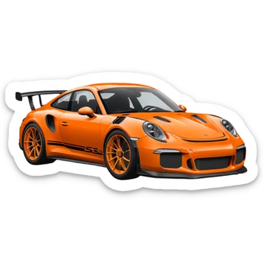 Cree une Porsche gt3 rs sticker
